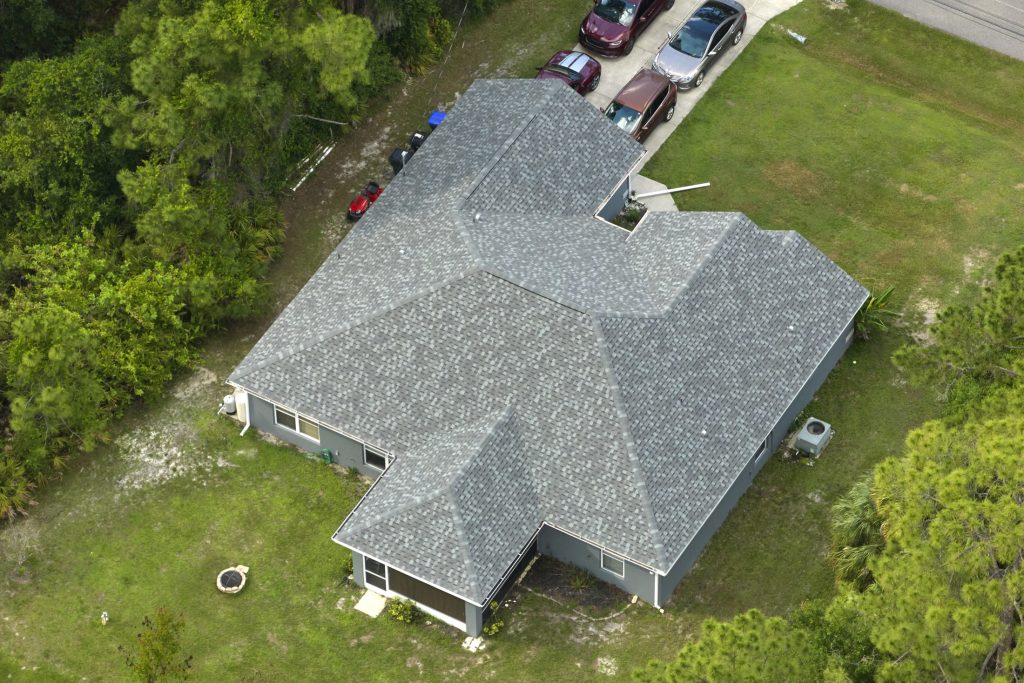 House with a brand new roof