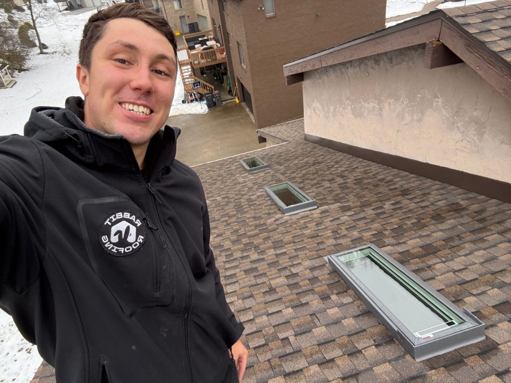 Professional Skylight Installer with new skylights